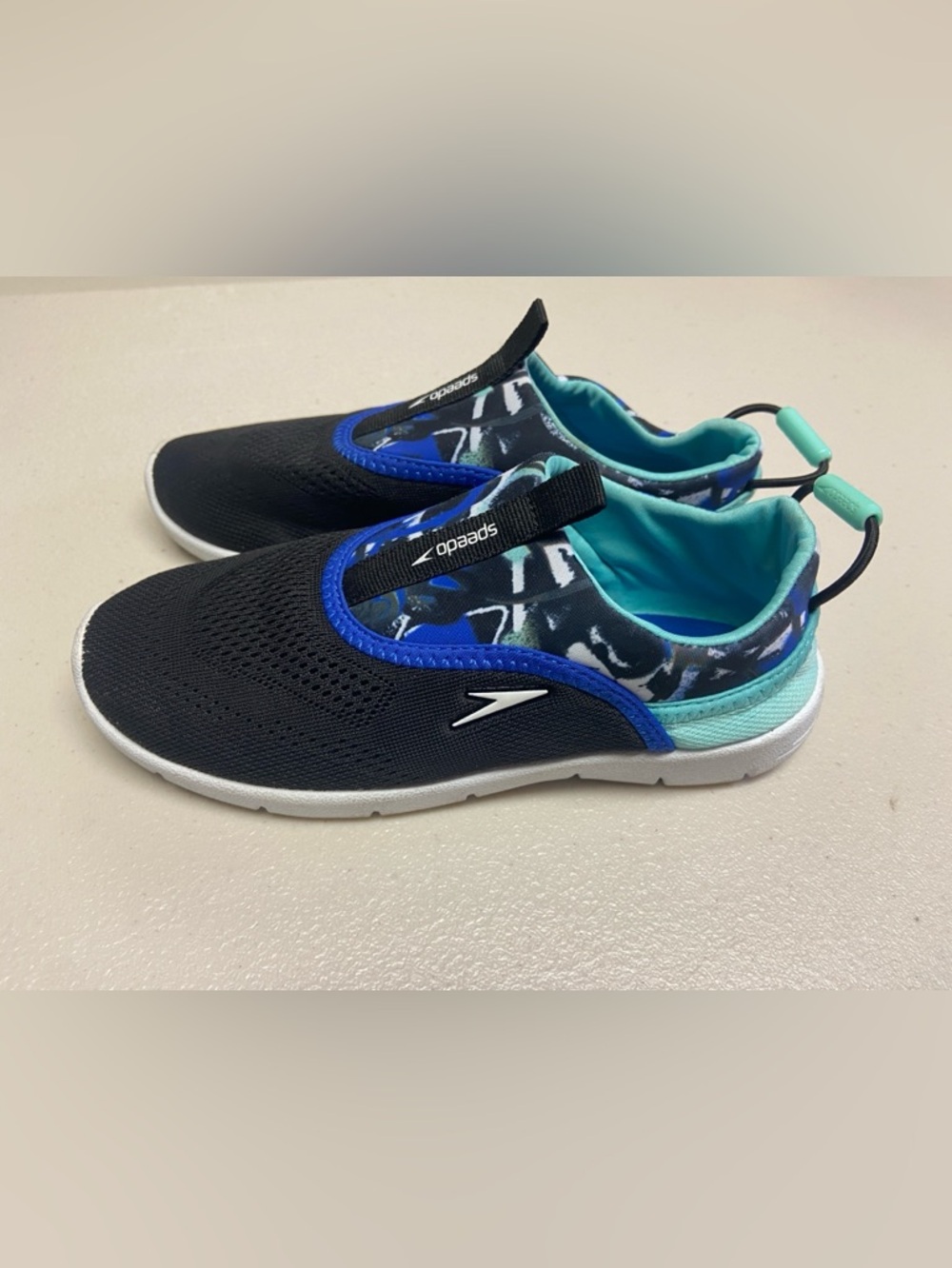 Speedo Kids Black & Blue Surfwalker Water Shoes